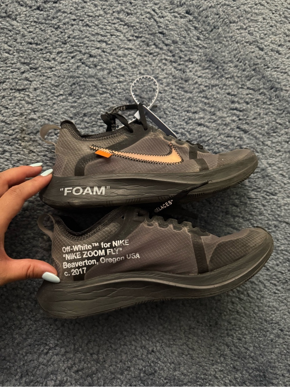 Nike x off white zoom fly